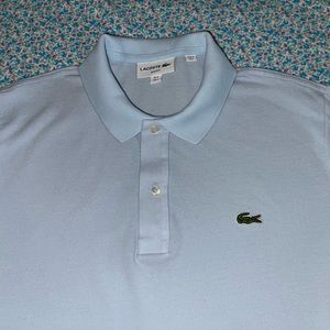 Lacoste perfect condition polo.  Just tried on. Nice light blue colour